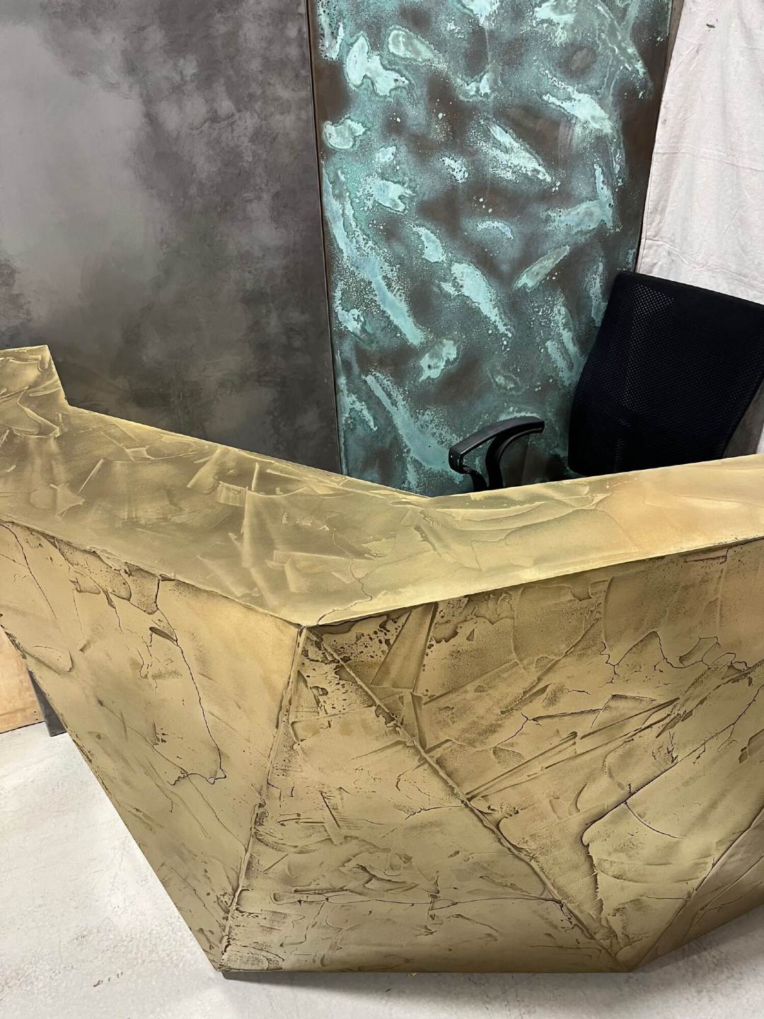 Crackle Finish Desk