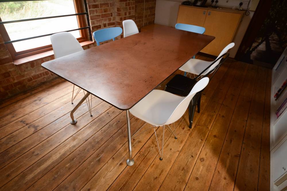 Copper Patina Table