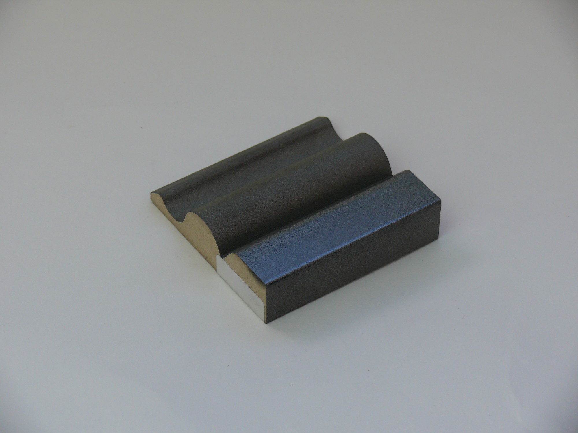 Iron Sample showing the thin layer of liquid metal